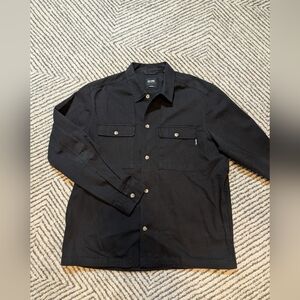 ONLY & SONS Black Lightweight Overshirt Jacket